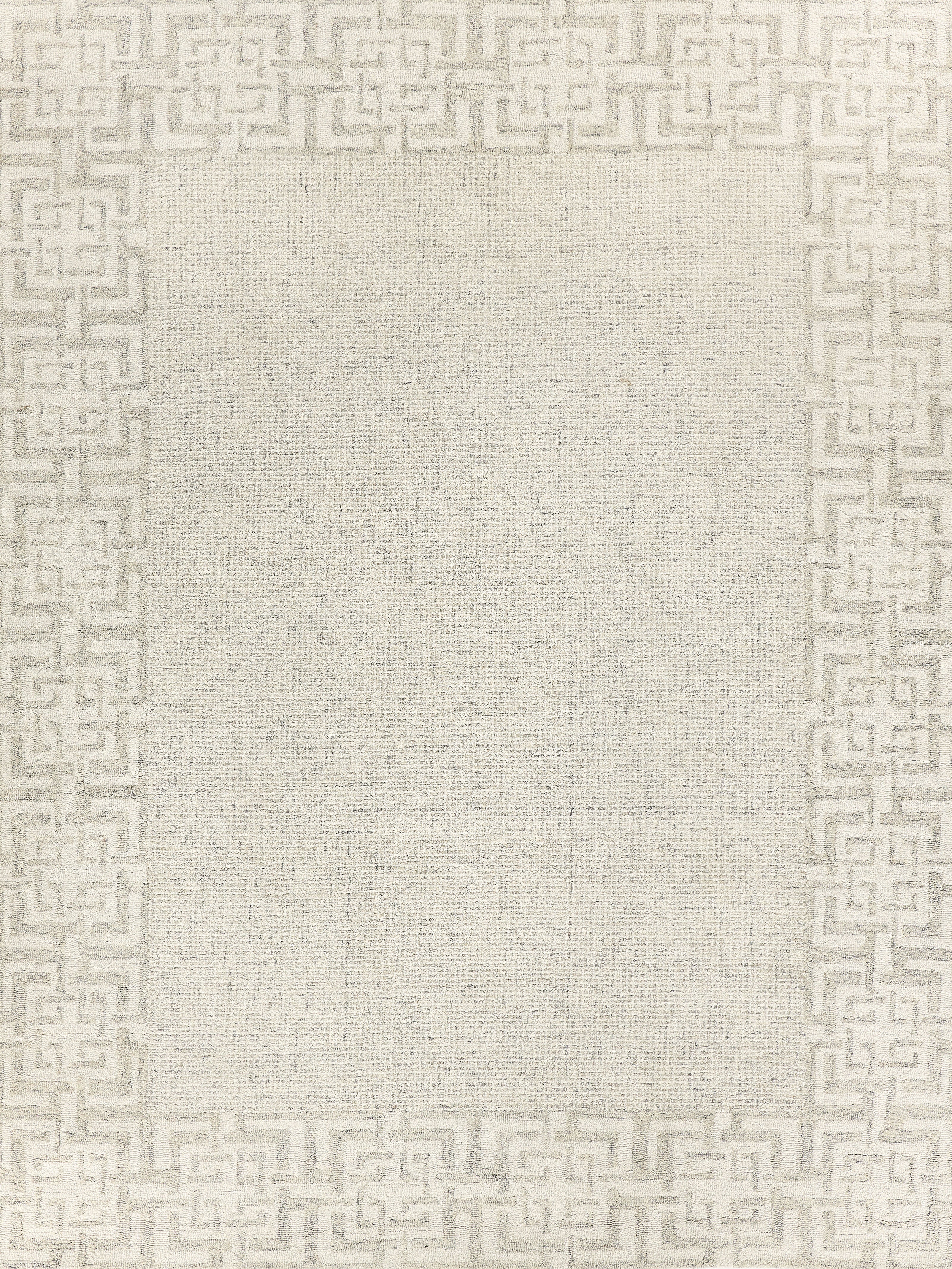 Caprice Taupe/Ivory New Zealand Wool hand-tufted Area Rug