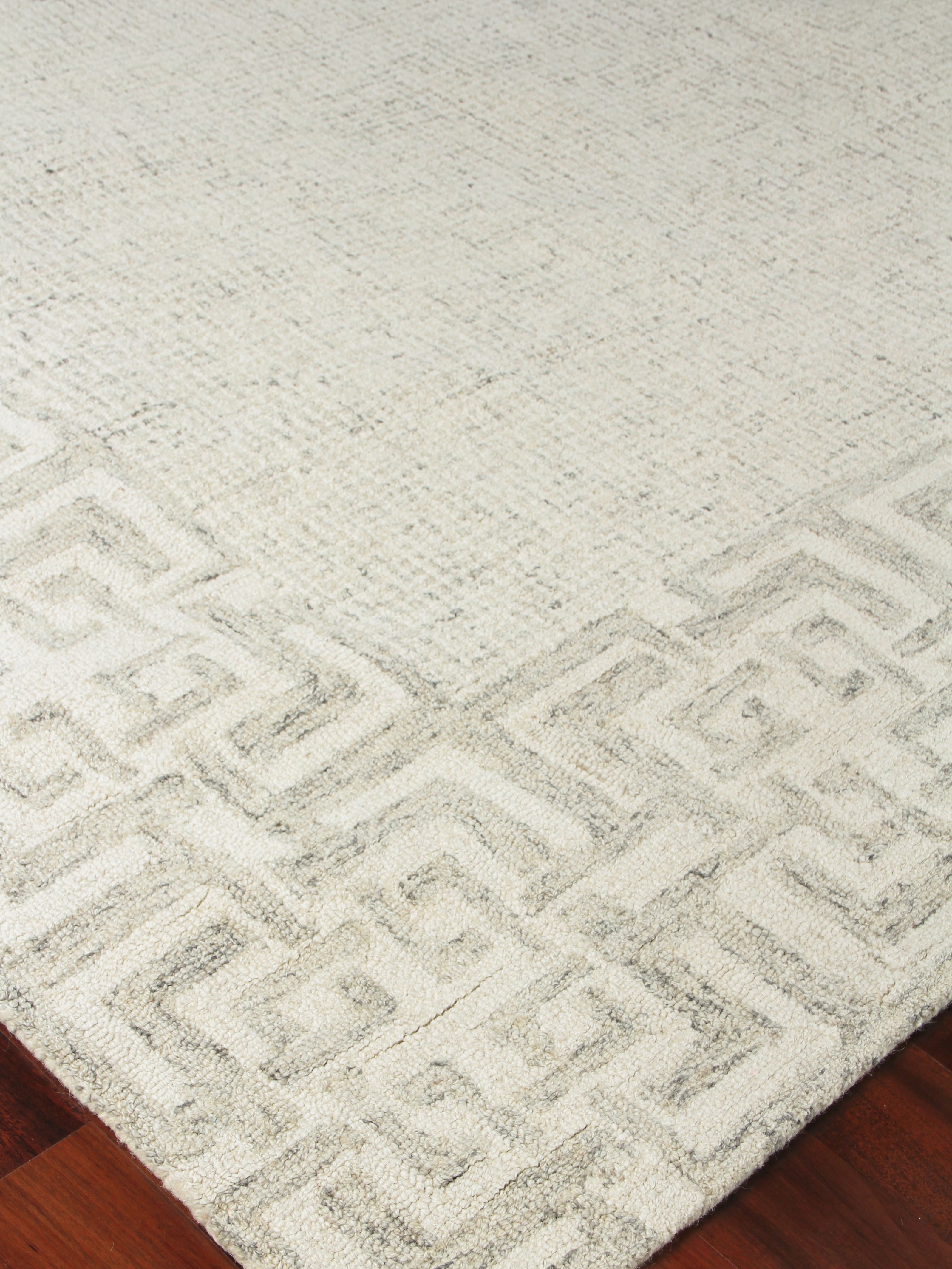 Caprice Taupe/Ivory New Zealand Wool hand-tufted Area Rug