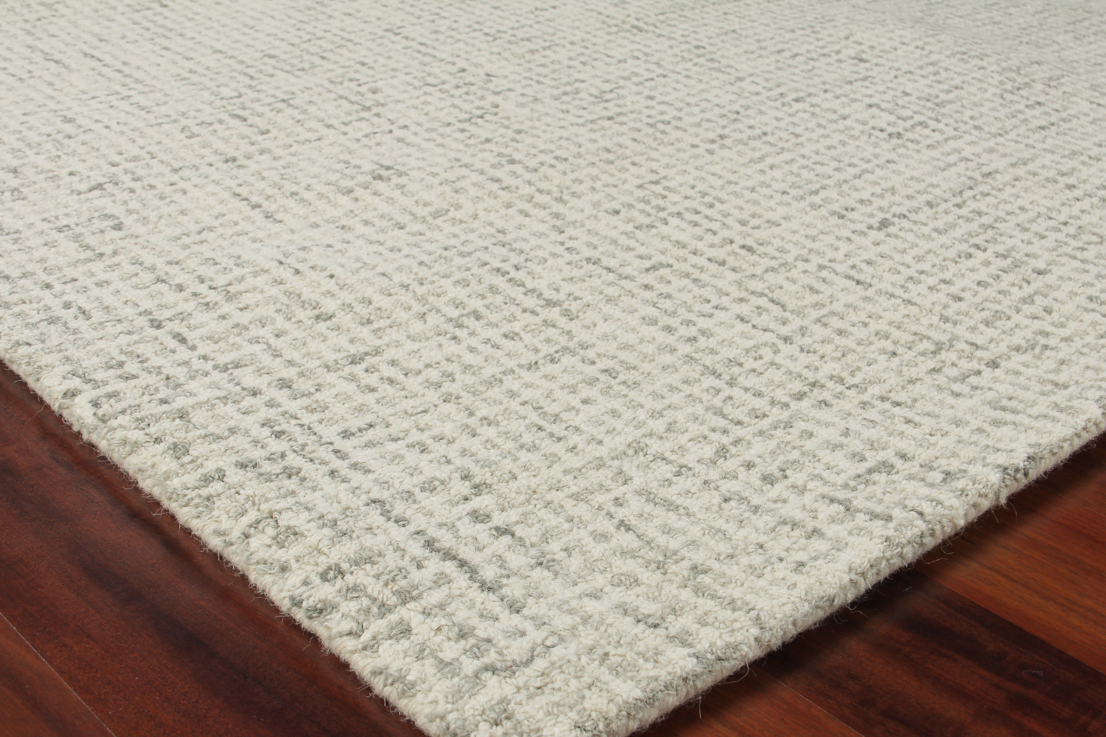 Caprice Gray/Ivory New Zealand Wool hand-tufted Area Rug