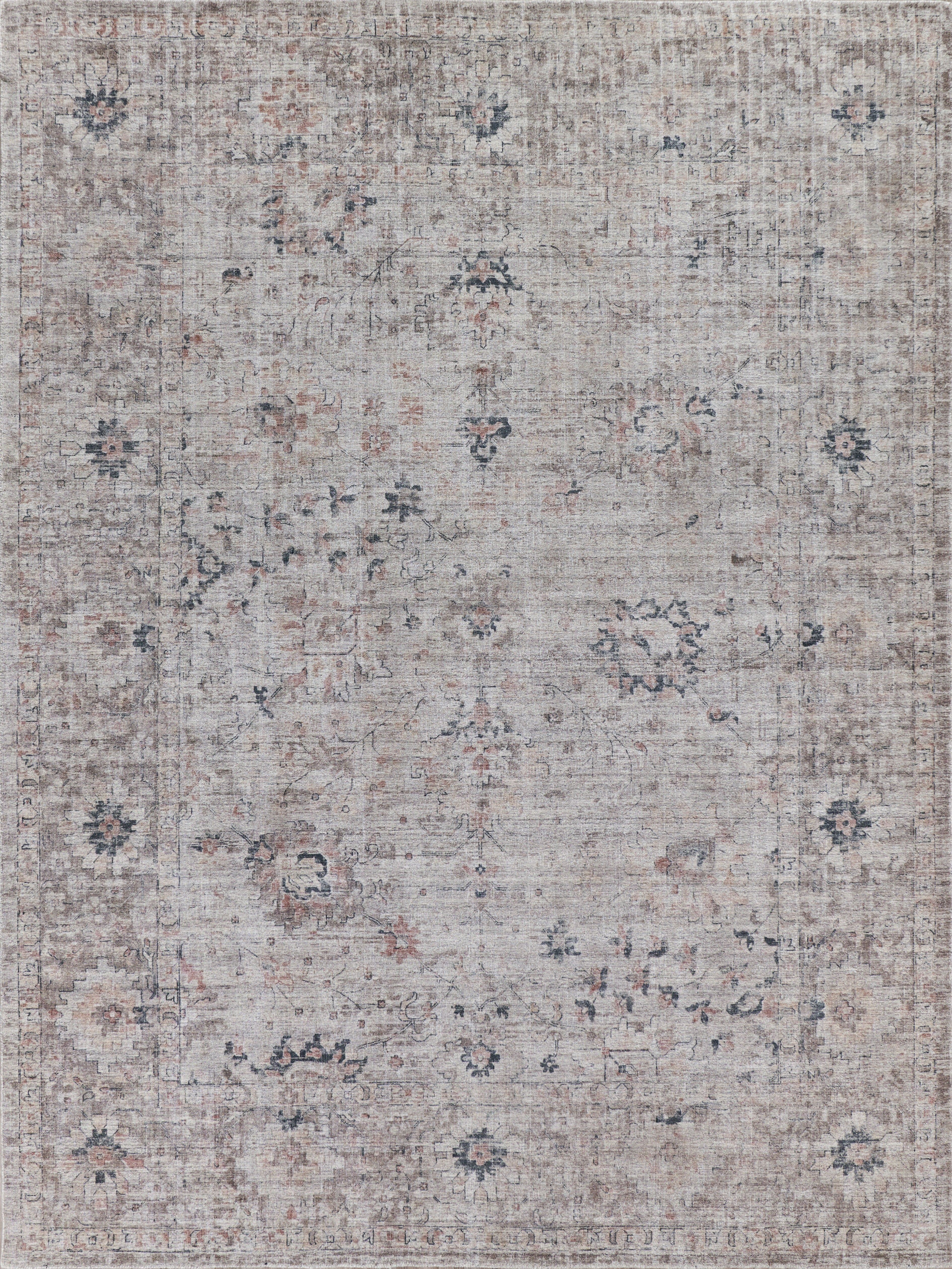 Cambridge Silver/Blue Wool/Bamboo Silk handloomed Area Rug