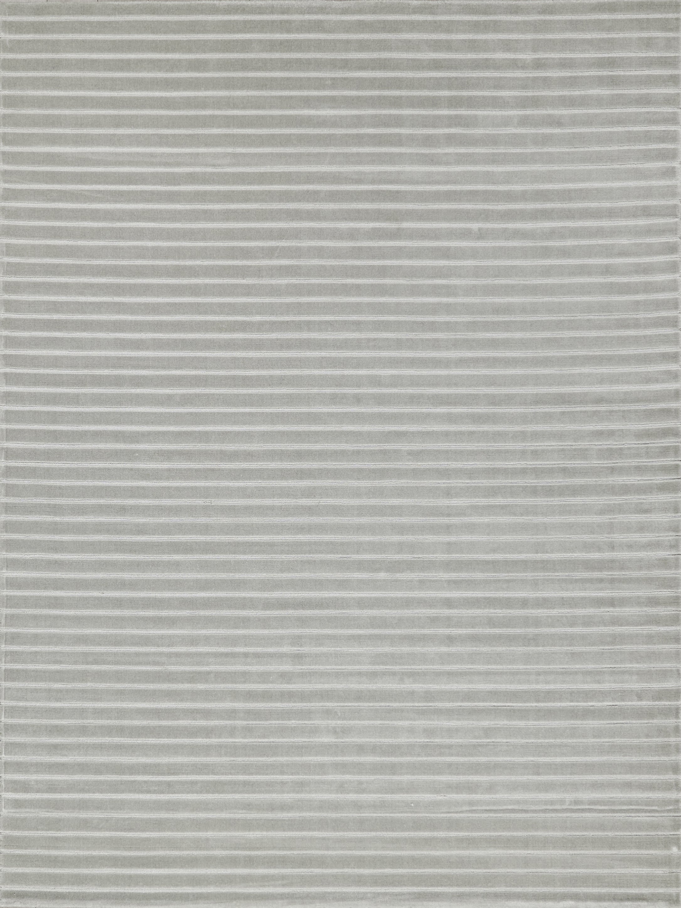 Amani Modern Light Silver Silky Nylon handloomed Area Rug