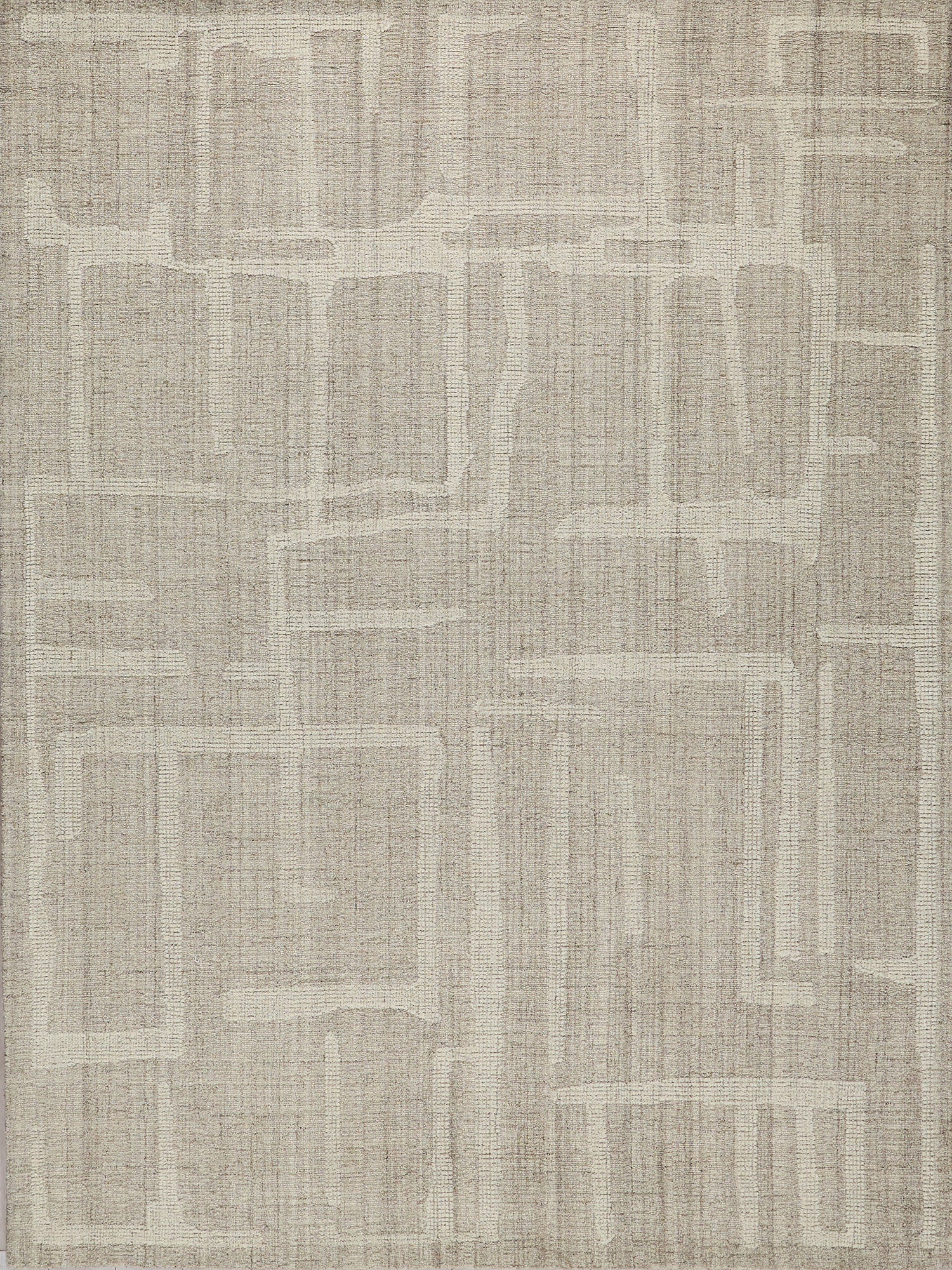 Breckenridge Beige/Ivory New Zealand Wool hand-tufted Area Rug